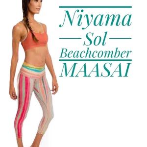 SALE! Niyama Sol Beachcomber Maasai NWT 7/8 Leggings Rare! M